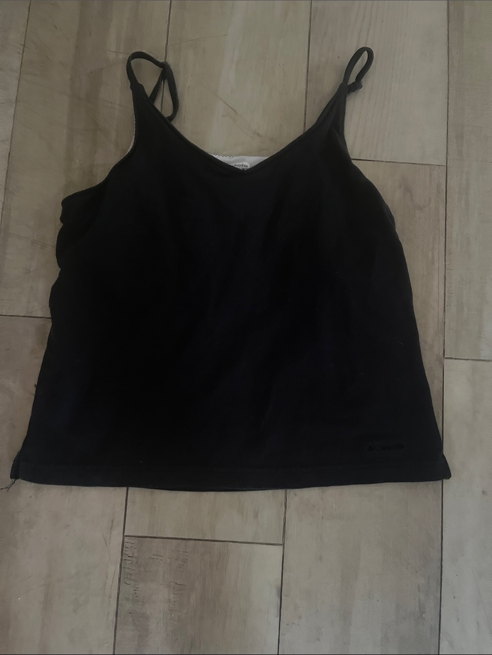 Columbia Black Spaghetti Strap Camisole